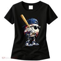 Baseball Fan Drip Ice Cream Women's T-Shirt thumb 0