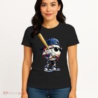 Baseball Fan Drip Ice Cream Women's T-Shirt thumb 4