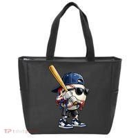 Baseball Fan Drip Ice Cream Tote Bag thumb 0
