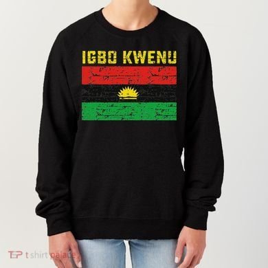 Biafran Flag Design Women's Sweatshirt