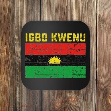 Biafran Flag Design Coaster