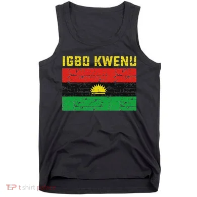 Biafran Flag Design Tank Top