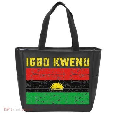 Biafran Flag Design Tote Bag