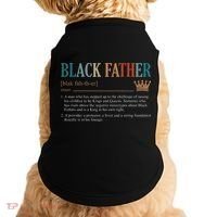 Black Father Definition Fathers Day Doggie Tank thumb 0