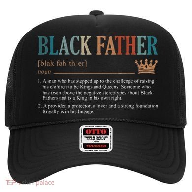 Black Father Definition Fathers Day Hat