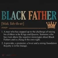 Black Father Definition Fathers Day Women's Long Sleeve Shirt thumb 2