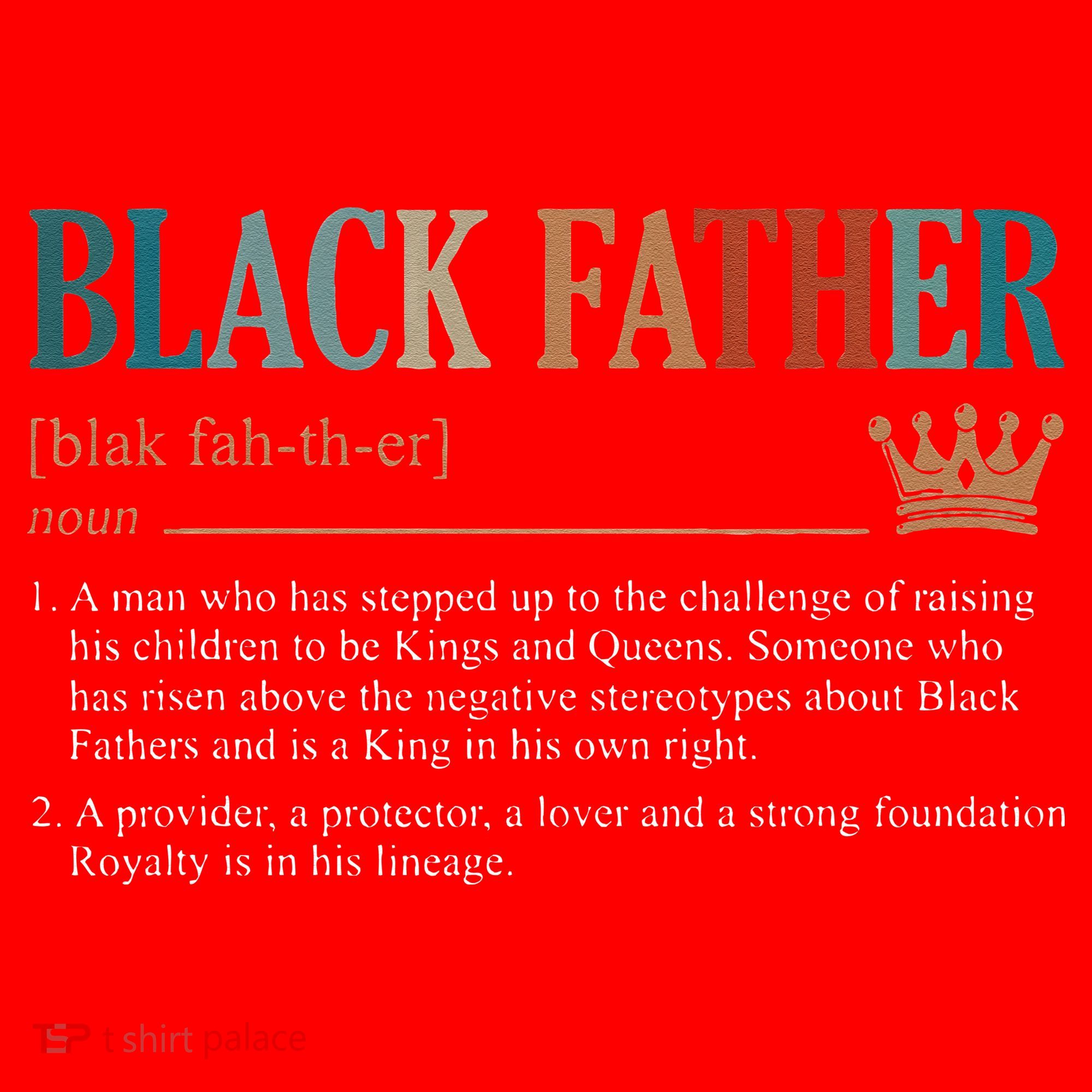 Black Father Definition Fathers Day Santa Hat
