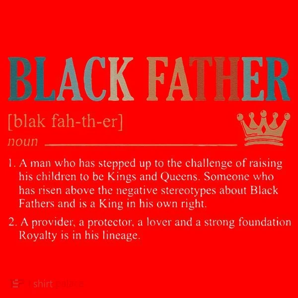 Black Father Definition Fathers Day Santa Hat