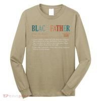 Black Father Definition Fathers Day Long Sleeve Shirt thumb 0