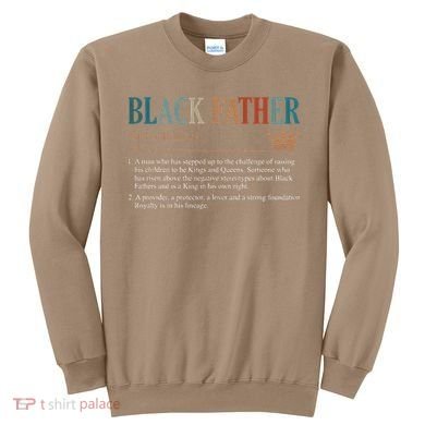 Black Father Definition Fathers Day Sweatshirt