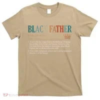 Black Father Definition Fathers Day T-Shirt thumb 0
