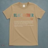 Black Father Definition Fathers Day T-Shirt thumb 5