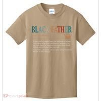 Black Father Definition Fathers Day Kids T-Shirt thumb 0