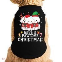 Bichon Frise Dogs Merry Day Mom Dad Have A Pawsome Christmas Cute Gift Doggie Tank thumb 0
