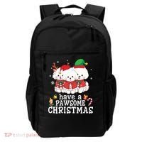 Bichon Frise Dogs Merry Day Mom Dad Have A Pawsome Christmas Cute Gift Backpack thumb 0