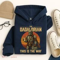 Best Fathers Day Dad The Dadalorian Hoodie thumb 4