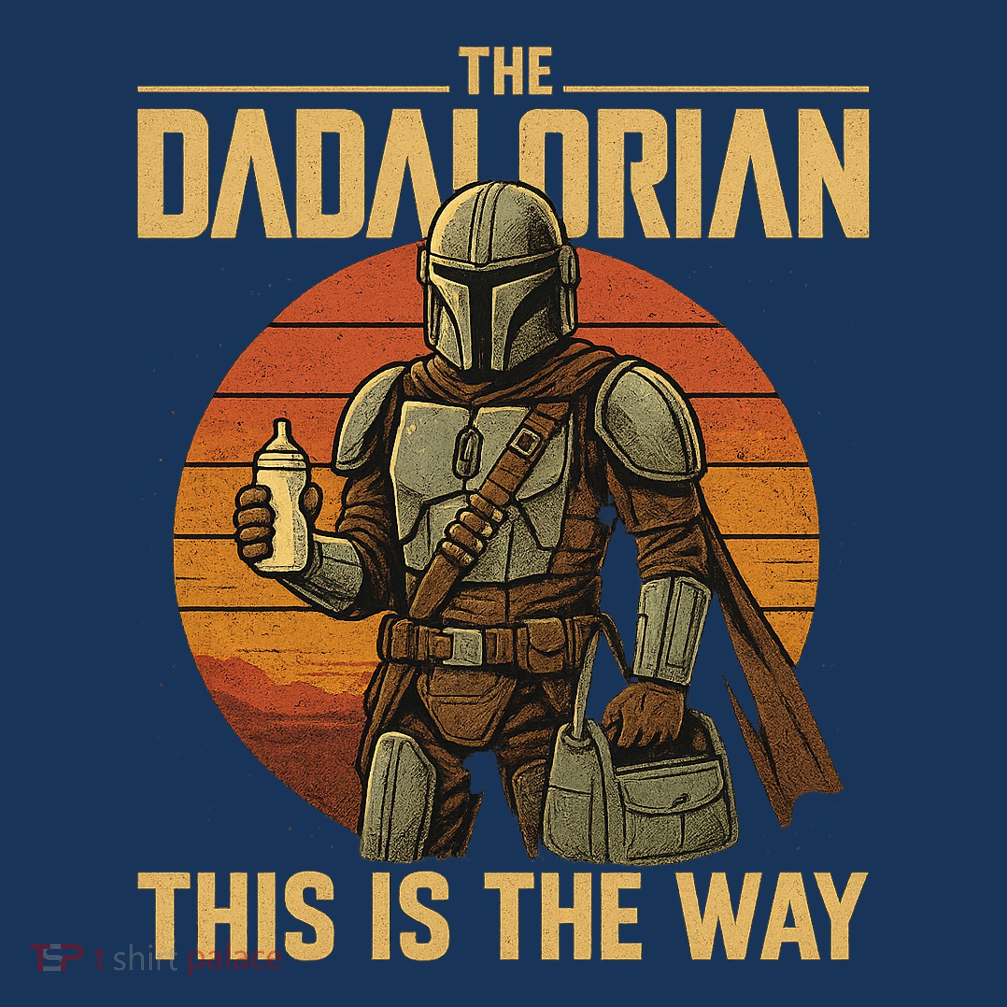Best Fathers Day Dad The Dadalorian Button