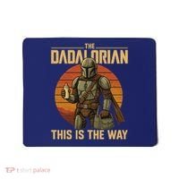 Best Fathers Day Dad The Dadalorian Mousepad thumb 0
