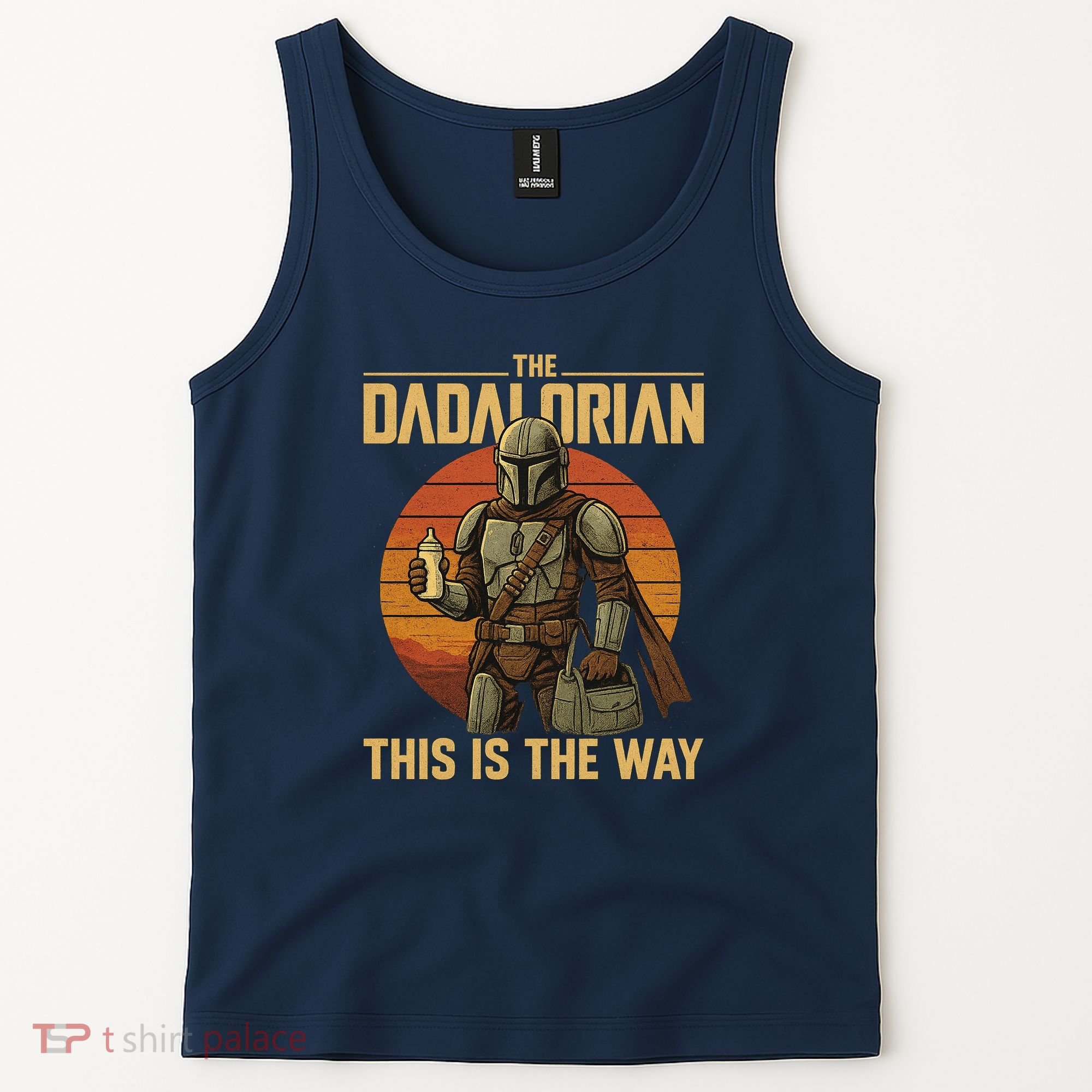 Best Fathers Day Dad The Dadalorian Tank Top