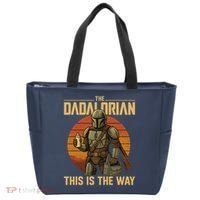 Best Fathers Day Dad The Dadalorian Tote Bag thumb 0