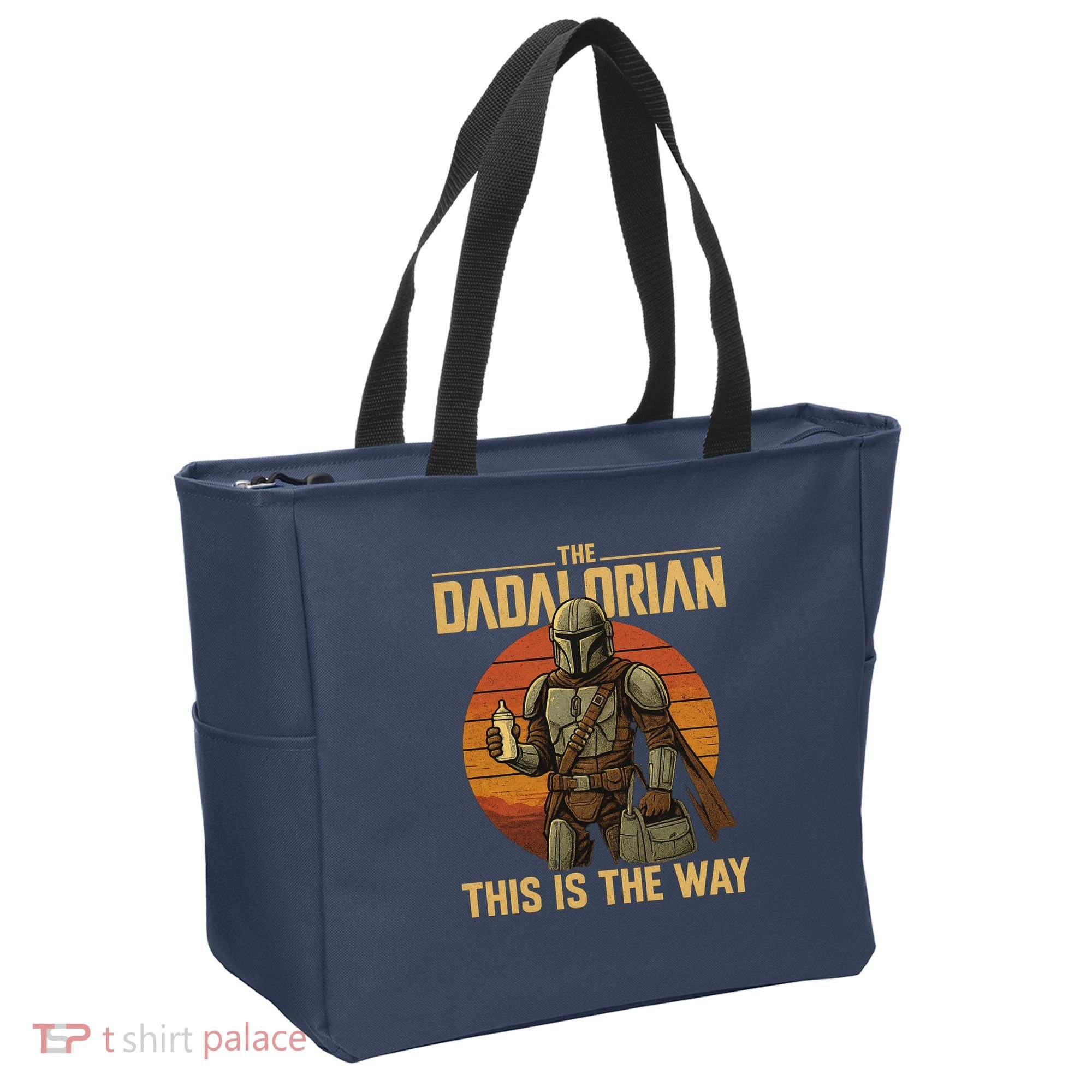 Best Fathers Day Dad The Dadalorian Tote Bag