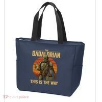 Best Fathers Day Dad The Dadalorian Tote Bag thumb 3