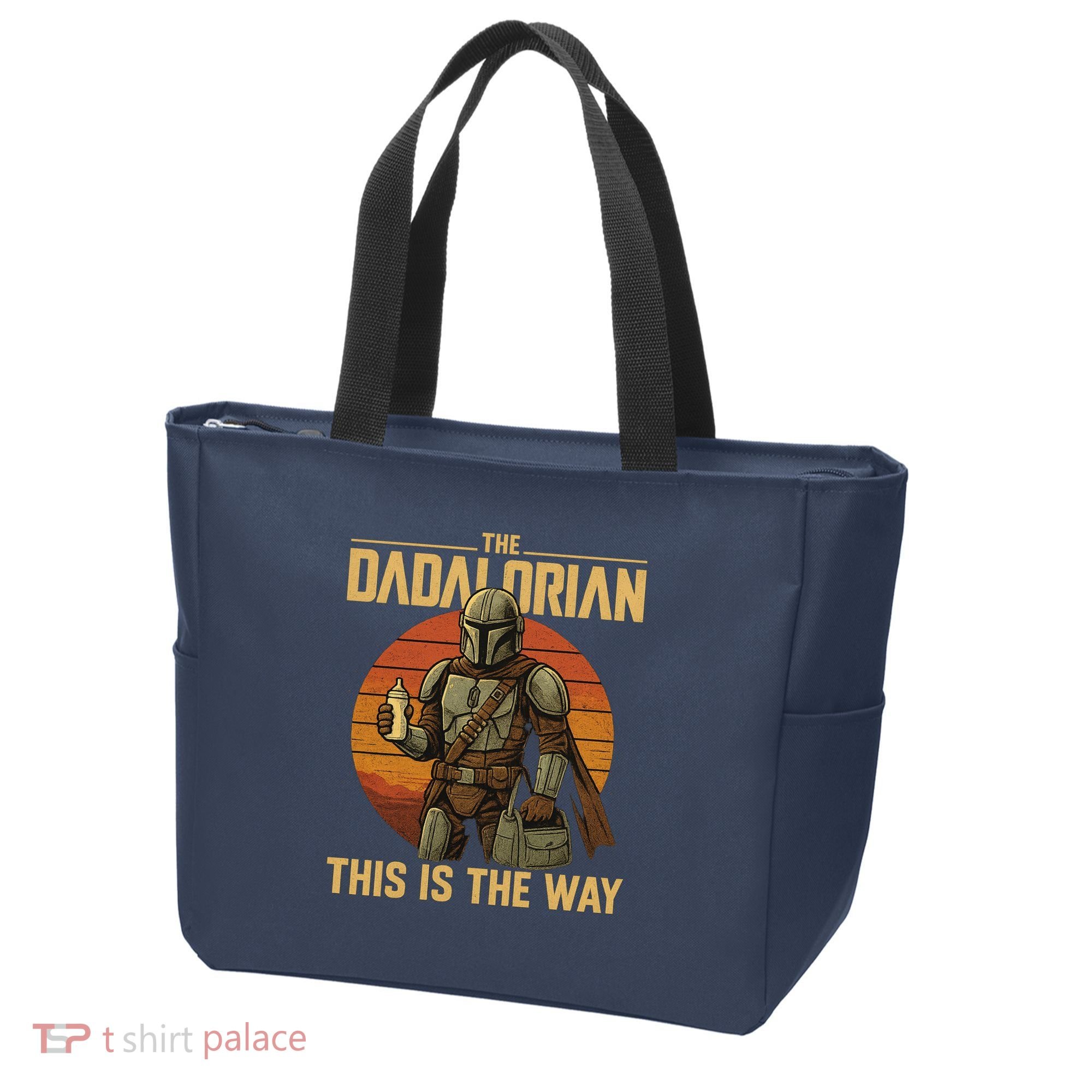 Best Fathers Day Dad The Dadalorian Tote Bag