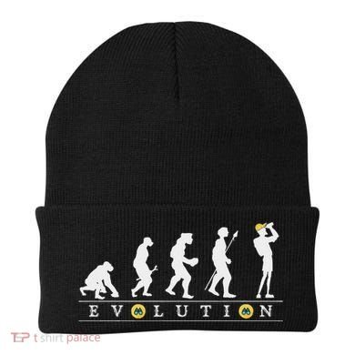 Birdwatcher Funny Evolution Bird Watching For Birding Birder Beanie