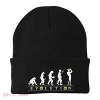 Birdwatcher Funny Evolution Bird Watching For Birding Birder Beanie thumb 0