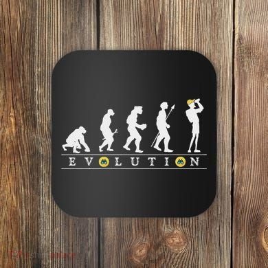 Birdwatcher Funny Evolution Bird Watching For Birding Birder Coaster