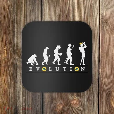 Birdwatcher Funny Evolution Bird Watching For Birding Birder Coaster