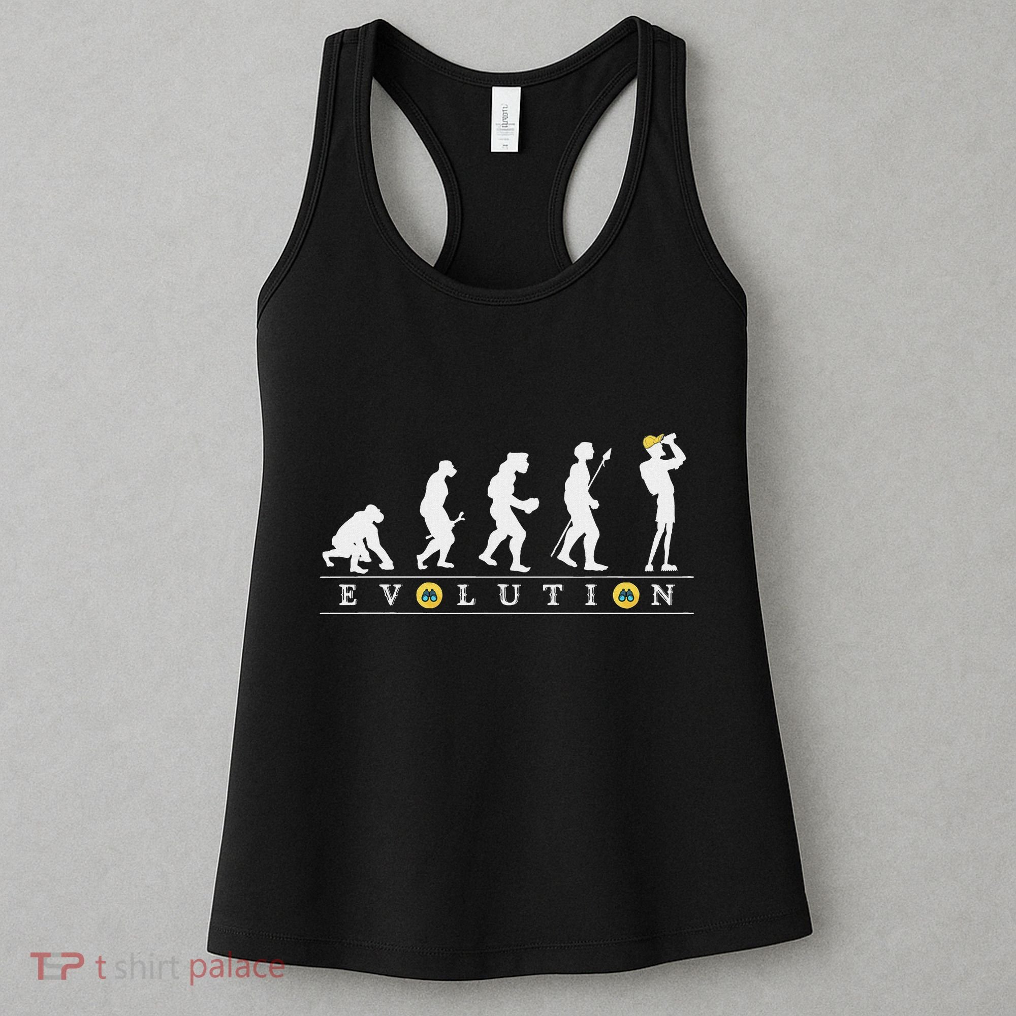Birdwatcher Funny Evolution Bird Watching For Birding Birder Women's Tank Top
