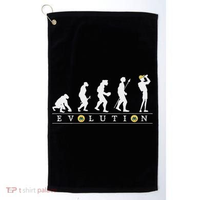 Birdwatcher Funny Evolution Bird Watching For Birding Birder Golf Towel