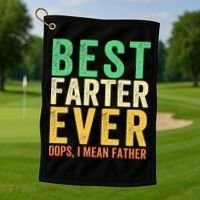 Best Farter Ever Golf Towel thumb 1