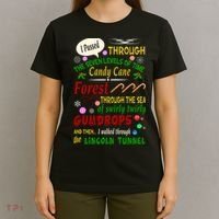 Buddy Funny Elf Christmas Candy Cane Forest, Sea Of Swirly Twirly Gum Drops, An T-Shirt thumb 4