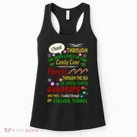 Buddy Funny Elf Christmas Candy Cane Forest, Sea Of Swirly Twirly Gum Drops, An Women's Tank Top thumb 0