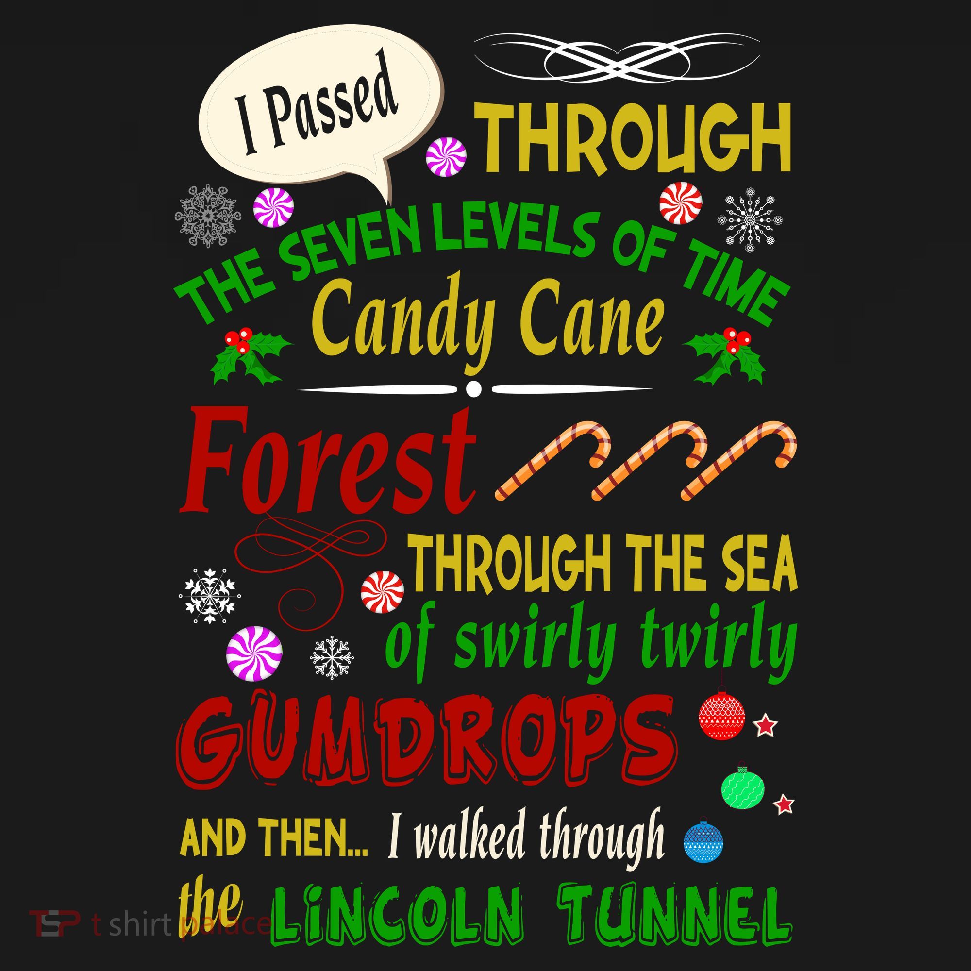 Buddy Funny Elf Christmas Candy Cane Forest, Sea Of Swirly Twirly Gum Drops, An Visor