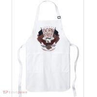 Born Free Eagle American Flag 1776 4th Of July Usa Apron thumb 0