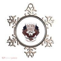 Born Free Eagle American Flag 1776 4th Of July Usa Ornament thumb 0