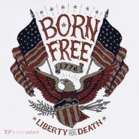 Born Free Eagle American Flag 1776 4th Of July Usa Women's Tank Top thumb 5