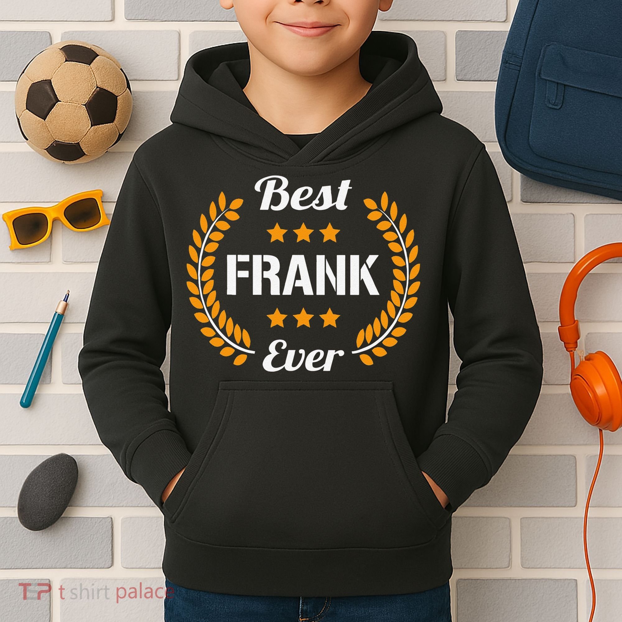 Best Frank Ever Funny Saying First Name Frank Kids Hoodie