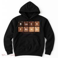 Black Father Essential Element Father's Day Funny Black Dad Hoodie thumb 0