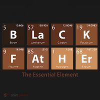 Black Father Essential Element Father's Day Funny Black Dad Apron thumb 3