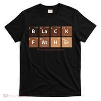Black Father Essential Element Father's Day Funny Black Dad T-Shirt thumb 0