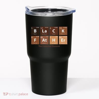 Black Father Essential Element Father's Day Funny Black Dad Tumbler