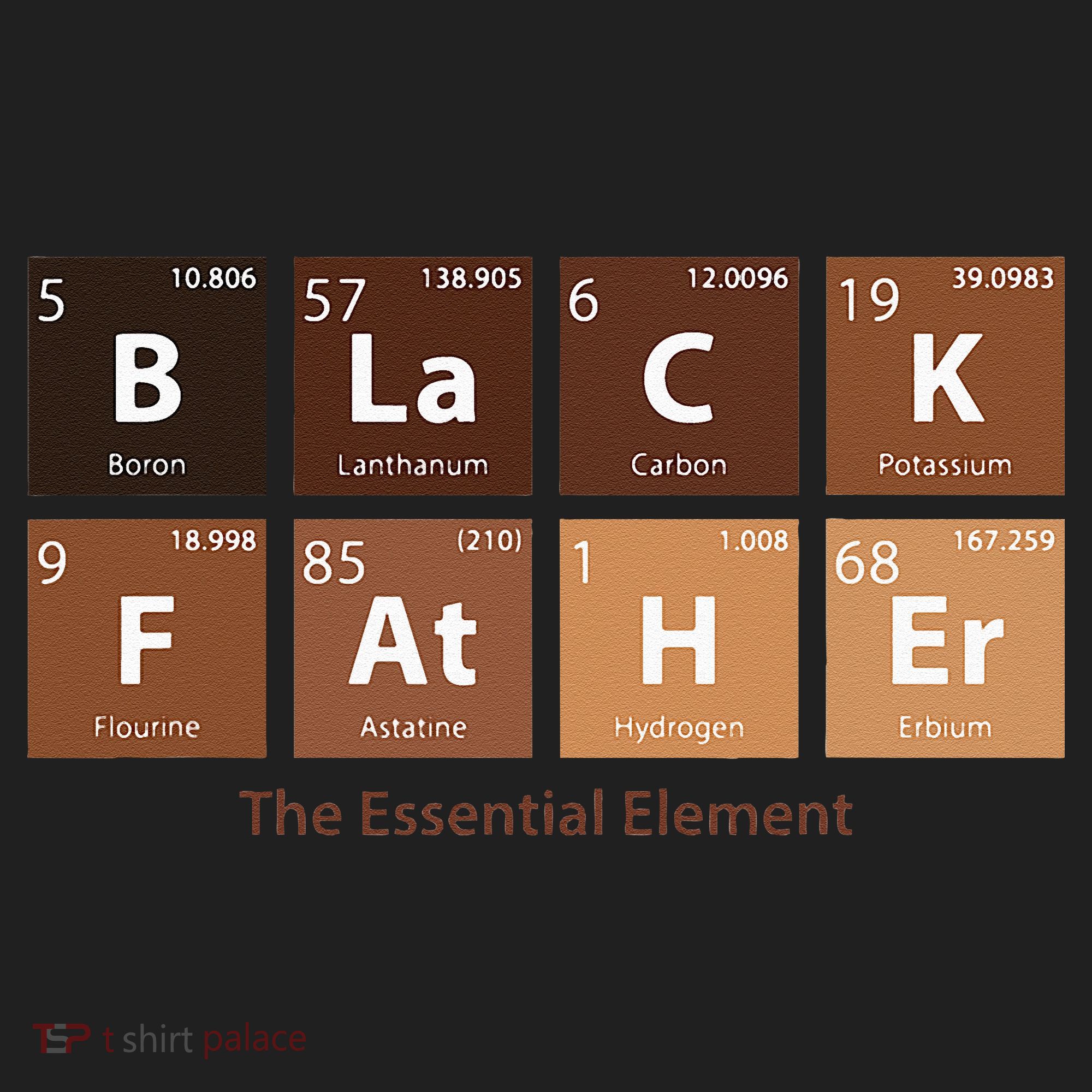 Black Father Essential Element Father's Day Funny Black Dad Tumbler
