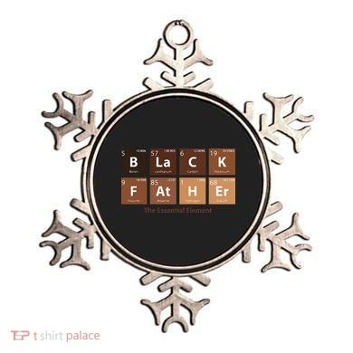 Black Father Essential Element Father's Day Funny Black Dad Ornament
