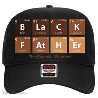 Black Father Essential Element Father's Day Funny Black Dad Hat thumb 0
