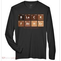 Black Father Essential Element Father's Day Funny Black Dad Zone Performance Long-Sleeve T-Shirt thumb 0