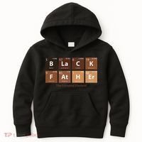 Black Father Essential Element Father's Day Funny Black Dad Kids Hoodie thumb 0